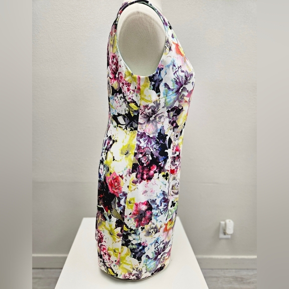TAHARI Arthur S Levine Floral Multi-Colored Dress BRAND NEW - Picture 4 of 10